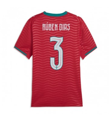 Portugal Ruben Dias #3 Hemmatröja Dam VM 2026 Kortärmad